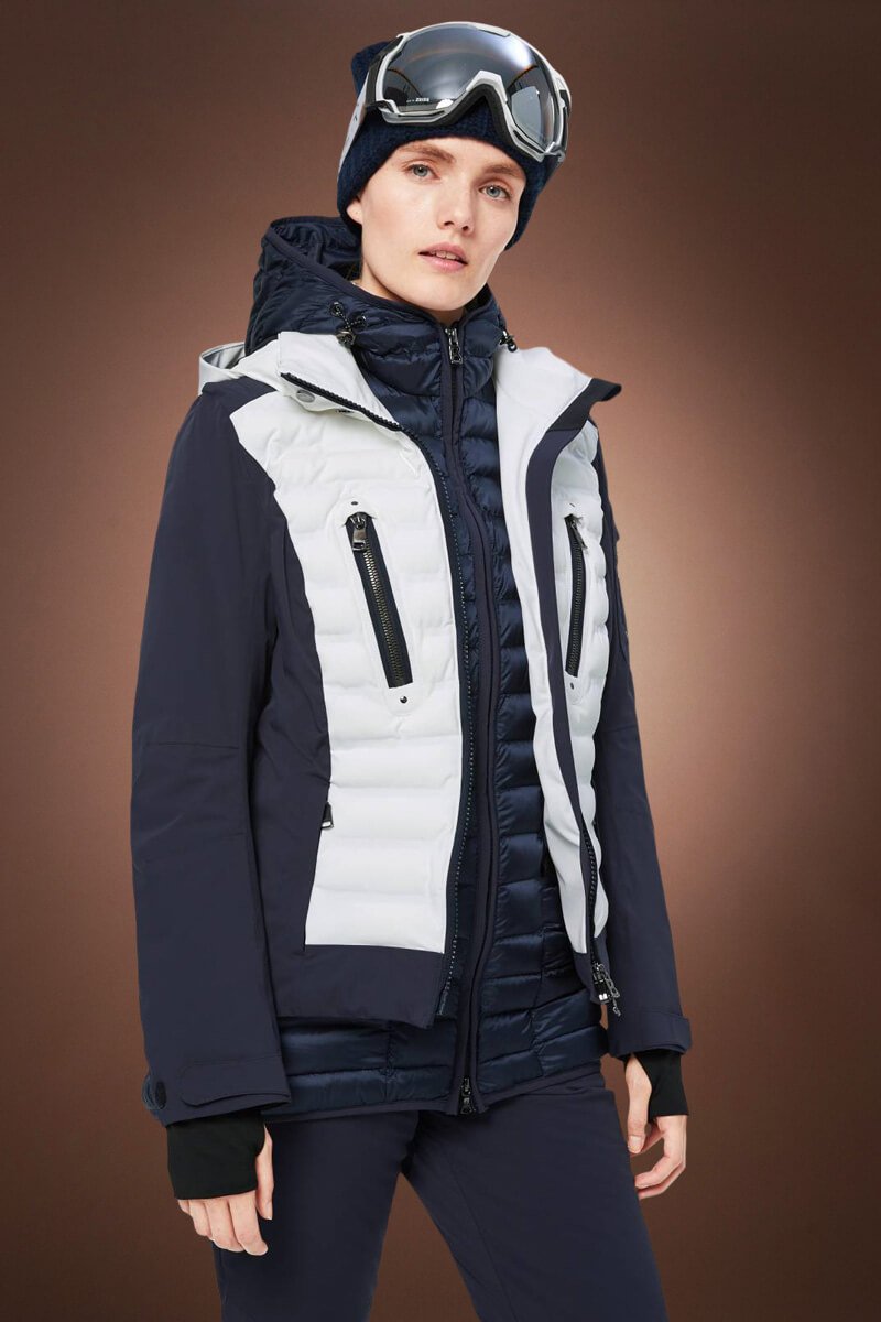 NavyBlueWhite Bogner Sport Rachel-T Navy Ski Jacket