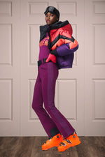 BlackCherry Goldbergh Women's Brooke Smocked Softshell Ski Pants