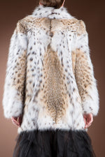  Anamoda Natural American Lynx Fur Jacket